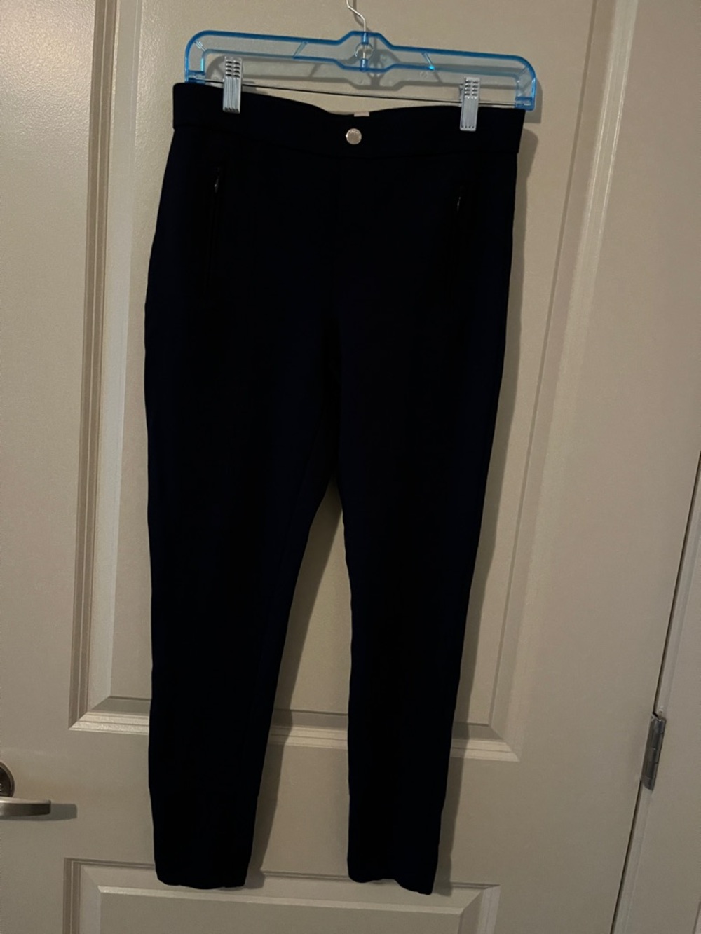 Philosophy Black Slim Ankle Pants pull on capsule workwear quiet luxury